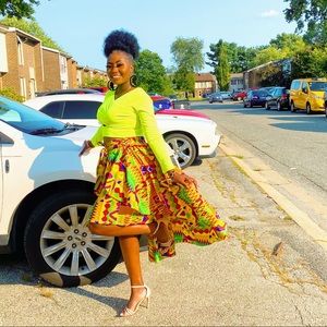 African medium sized skirt